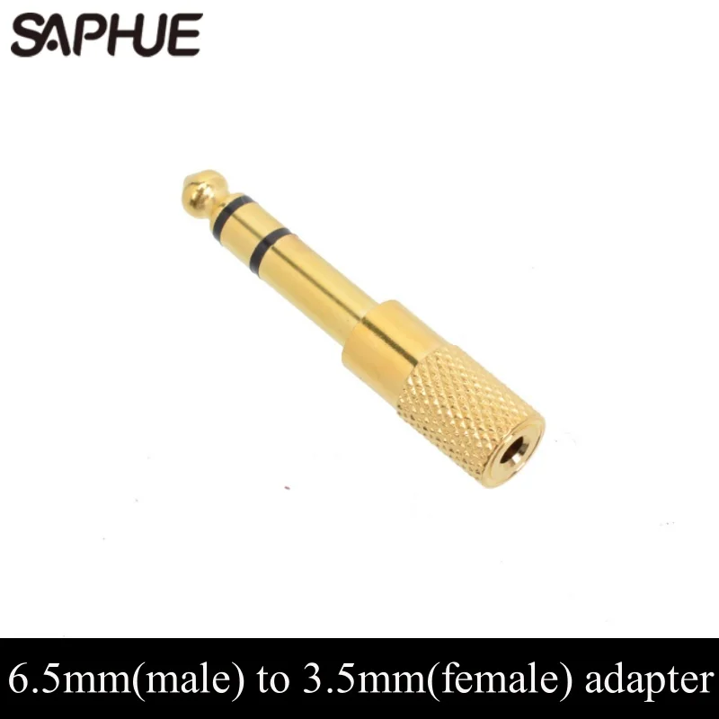 

2 шт. 3,5 мм штекер M на 6,5 мм 1/4 "мама для микрофона, наушников, аудиоадаптера