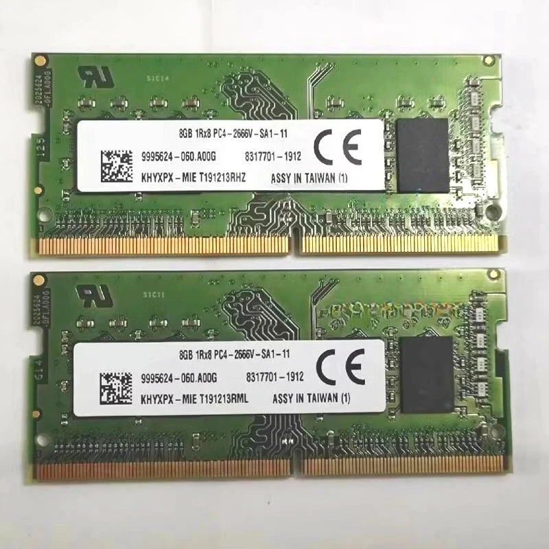 

For KingSton 8G 1RX8 PC4-2666V-SA1-11 DDR4 2666 Notebook Memory