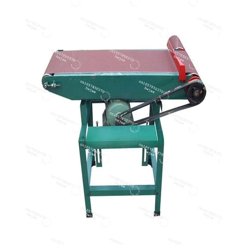 Bench Belt Sander with Cast Iron Base - Heavy Duty Woodworking Sanding Machine for Grinding and Sharpening