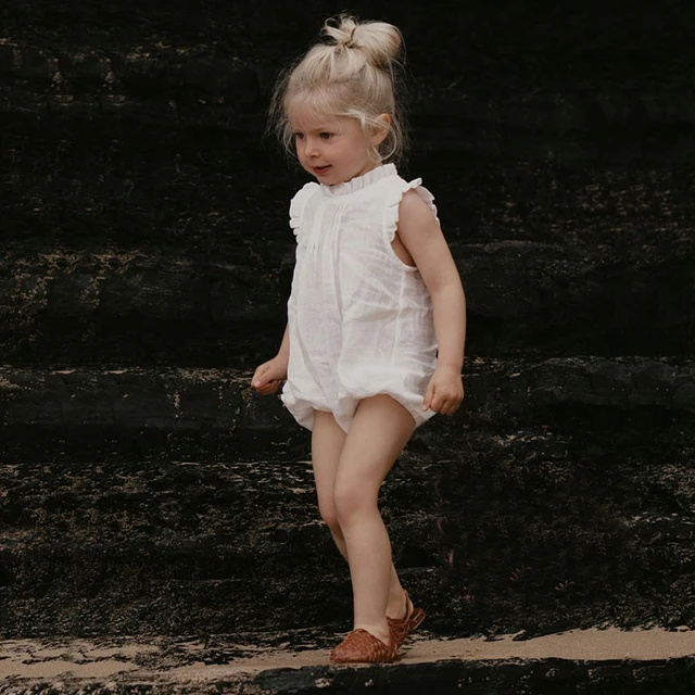 Vintage Linen Cotton Baby Girls Romper Summer Ruffles Lace Infant Bodysuit for Toddler Girls Clothing Children Overalls Outfits 6 Vintage Linen Cotton Baby Girls Romper Summer Ruffles Lace Infant Bodysuit for Toddler Girls Clothing Children Overalls Outfits 6