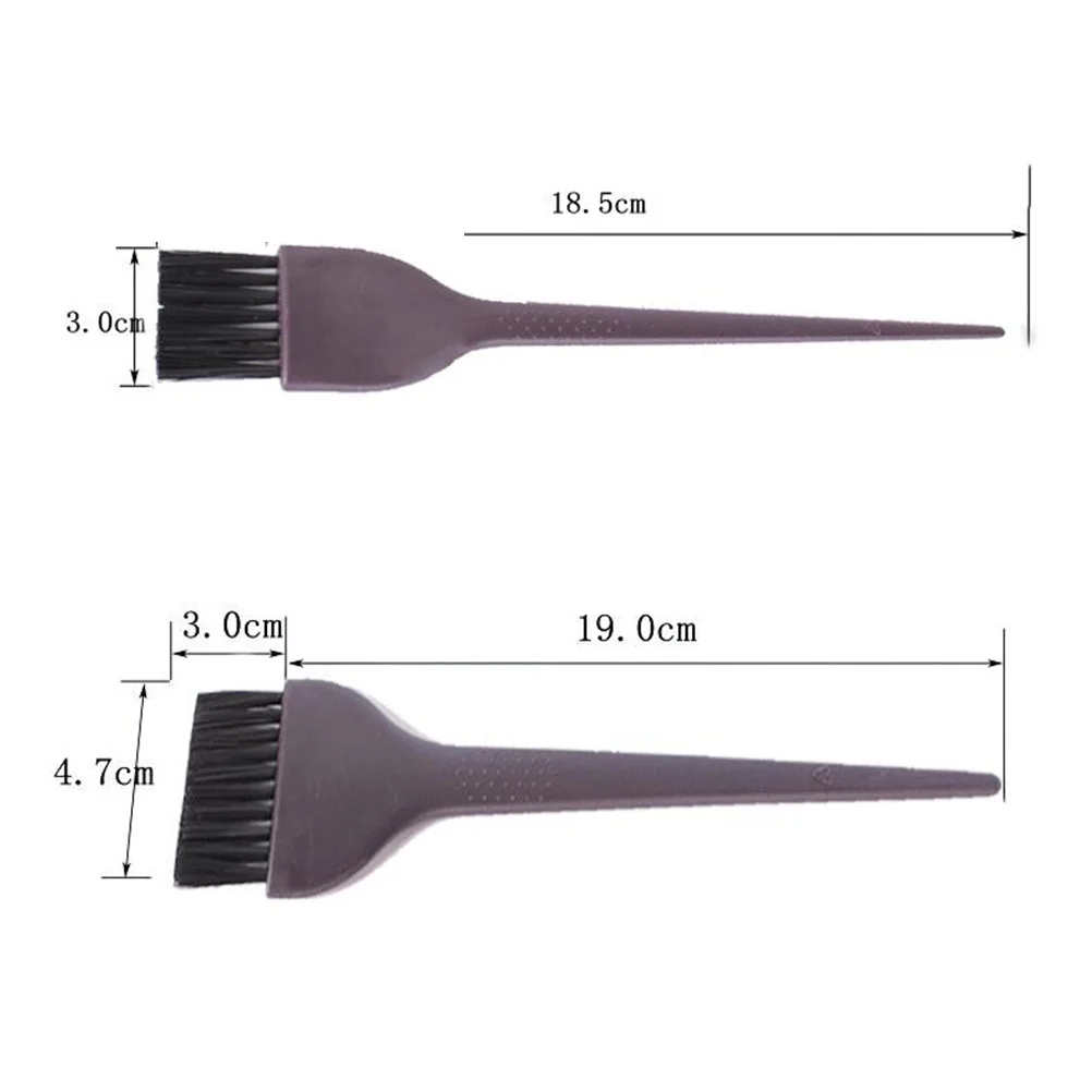 5 pçs conjunto de escova de tingimento de cabelo profissional cerdas de ponta fina para aplicação de cor uniforme salão de beleza diy uso doméstico escova de cor de cabelo