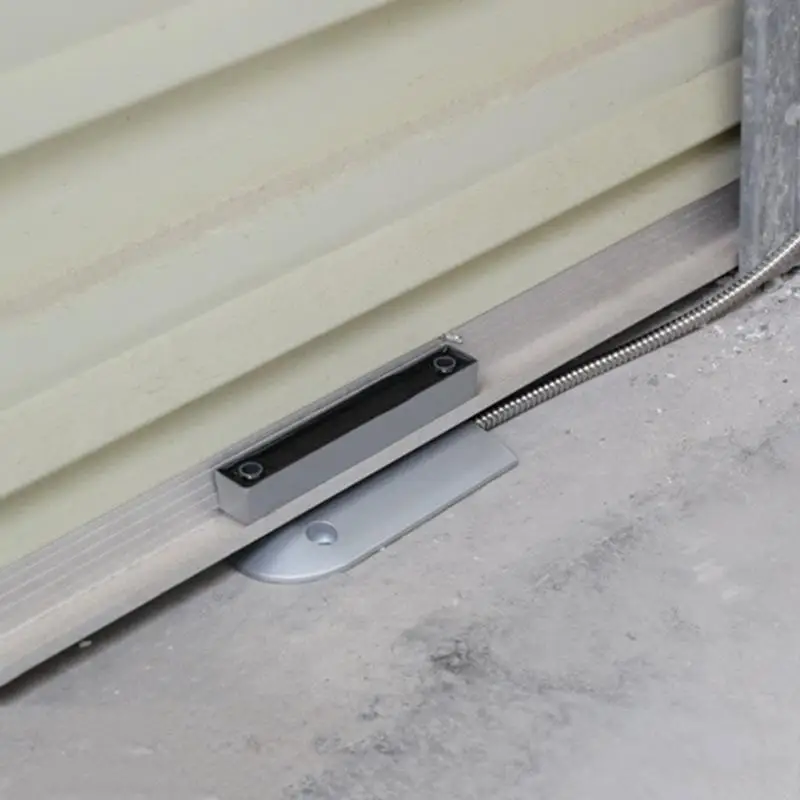 

Normally Closed Alarm System Wired Garage Metal Roller Shutter Street Factory Gate Door Sensor Detector Magnetic Contact Switch