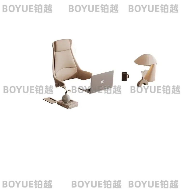for Boss Desk Simple Modern Office Supervisor Manager President Short Cabinet Table and Chair Combination Office Furniture