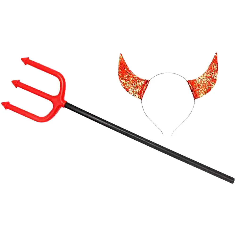 1 set 1 Set For Halloween Ox Horns Headband Halloween Party Cosplay Decor Ox Horns Headband Women Kids Costume Accessory