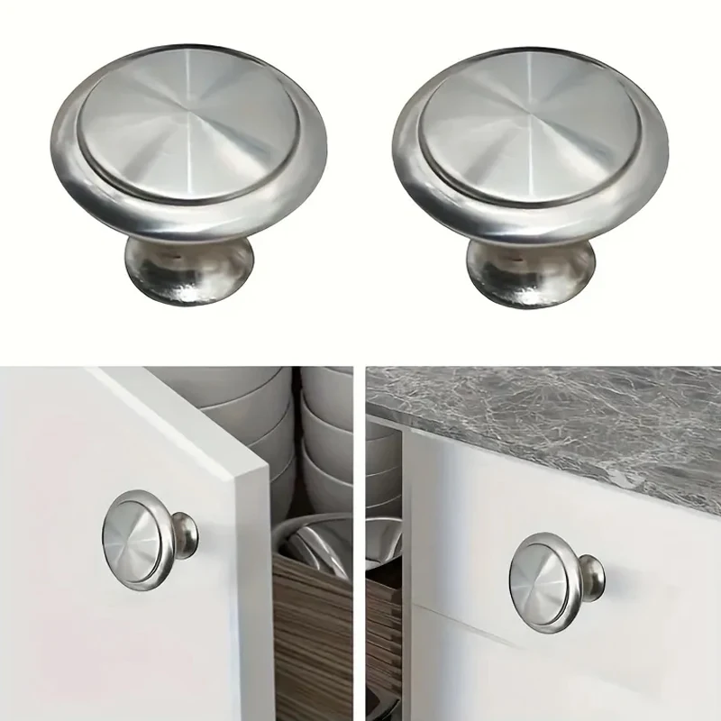 Maniglie per cassetti 4/12 pezzi, maniglie circolari per porte di armadietti per uso domestico, accessori hardware, utilizzate per armadi da cucina, cassetti