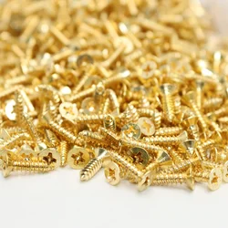 Brass Cross Countersunk Head Self-tapping Screw Pure brass Wood Fiberboard Furniture Screw Flat Head Self-tapping M2 M3 M4 M5 M6