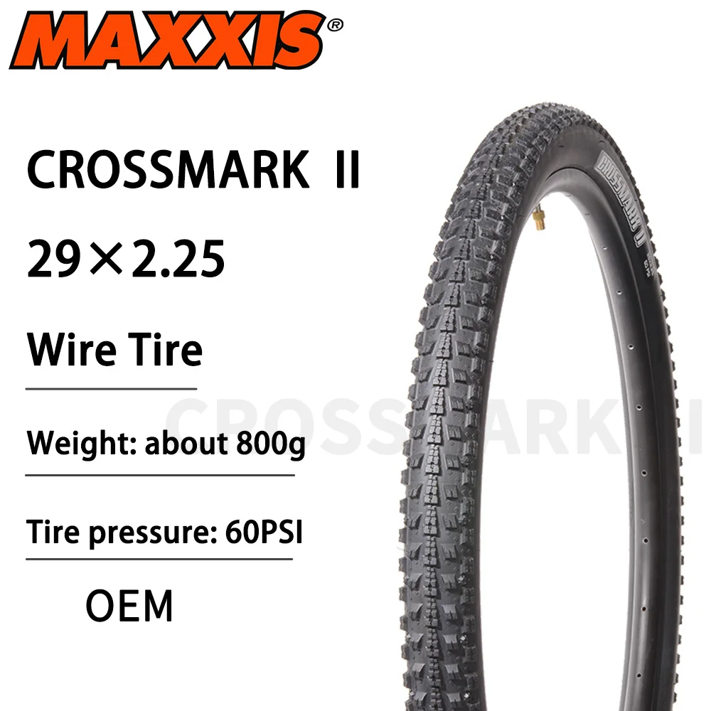 MAXXIS CROSSMARK 2 WIRE MTB BICYCLE TIRES MOUNTAIN BIKE TIRE 26