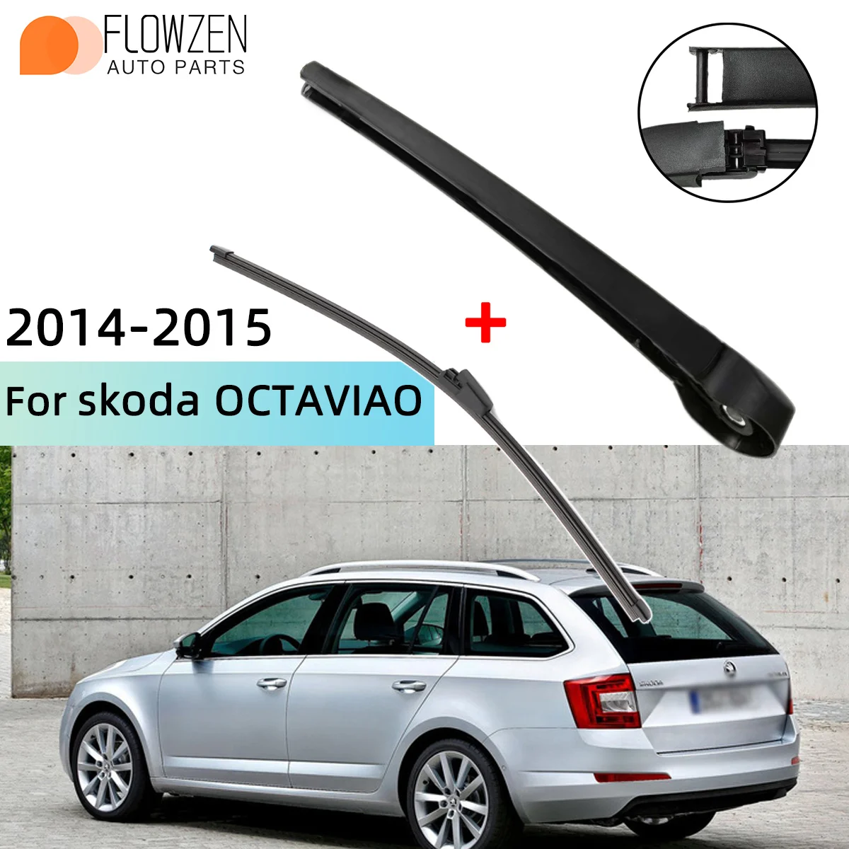 Passt Für skoda OCTAVIAO 2009-2010 Hinten Scheibenwischerblatt Wischerarm Windschutzscheibe Scheibenwischer Bürsten Reinigung Zugriffs