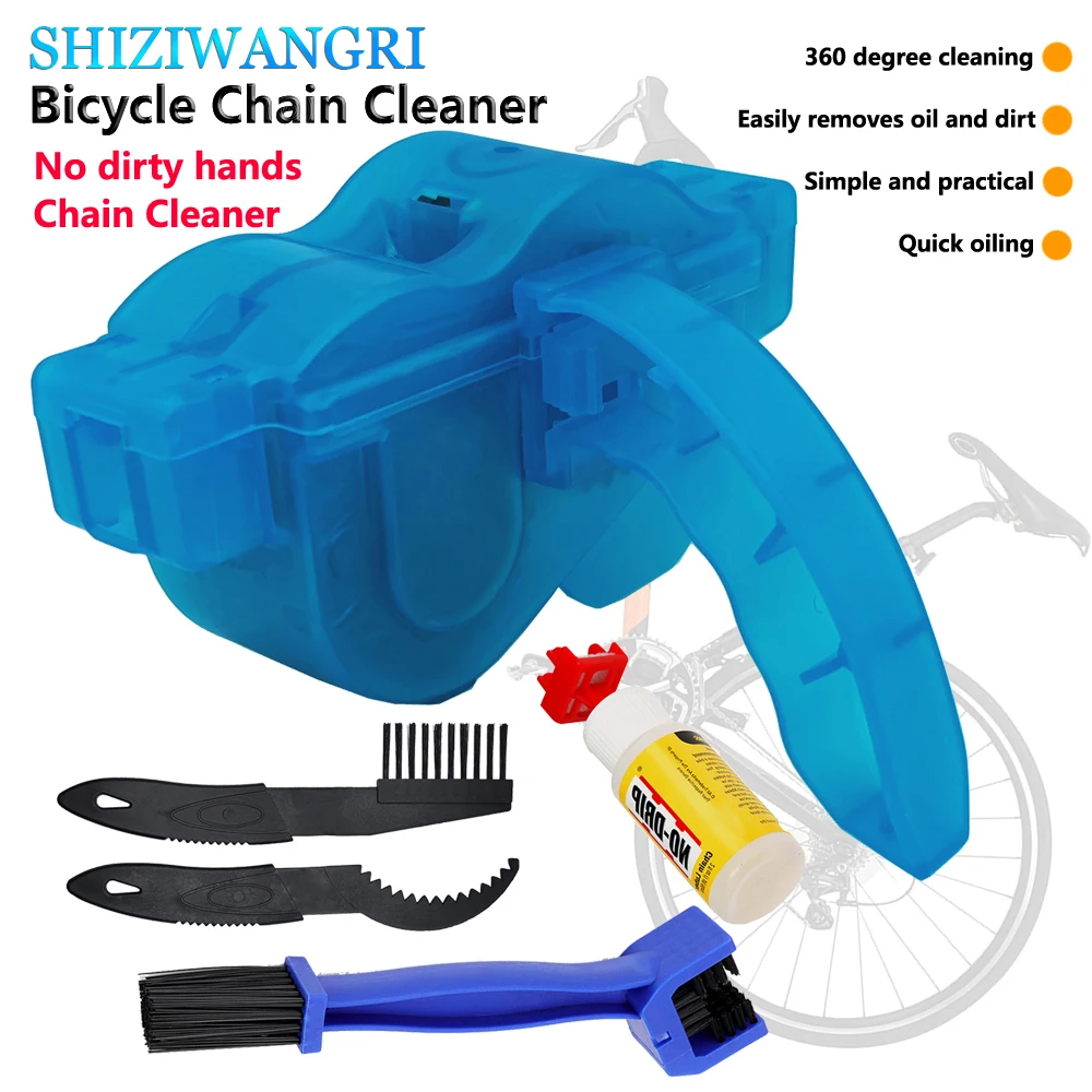 1 Set Fahrradkette Sauber Pinsel Reiniger Kit Fahrrad Ketten Öl Getriebe Grunge Pinsel Set Bike Wash Tool Set Fahrrad Reparatur Werkzeuge