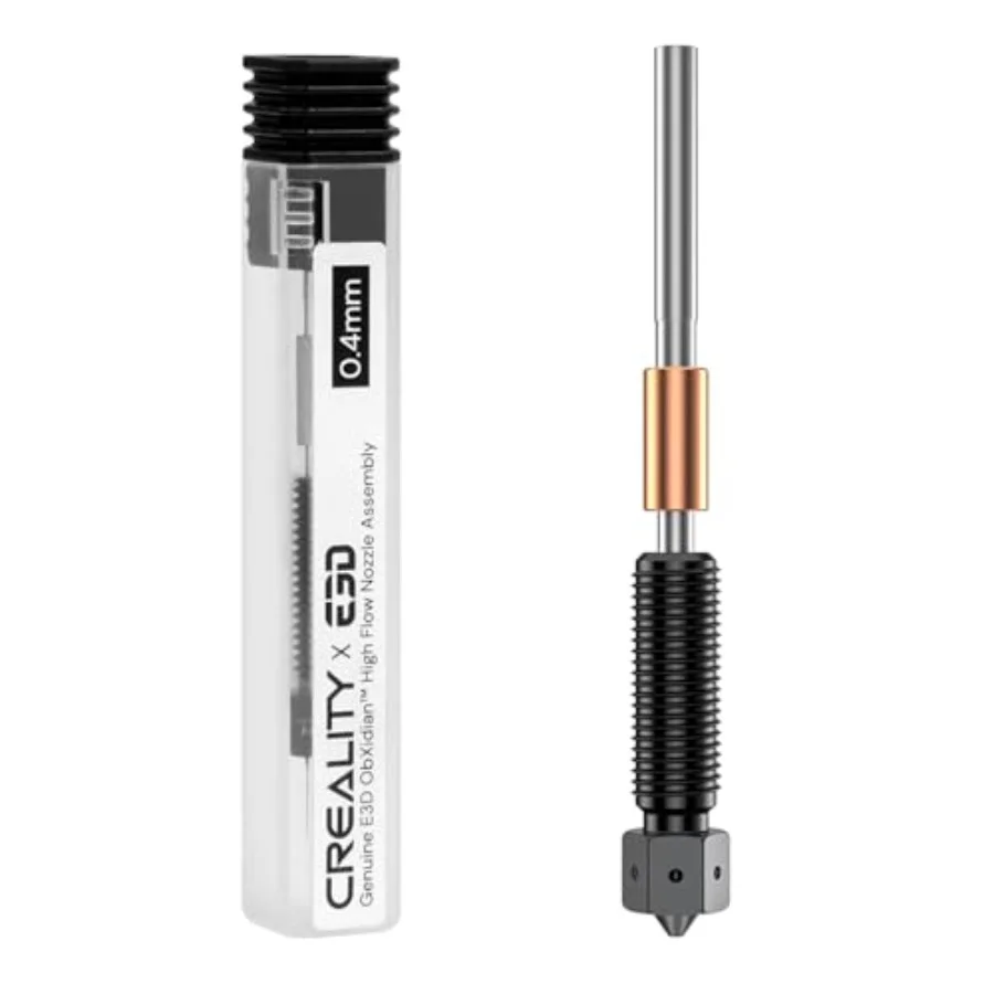 

Ender 3 V3/V3 Plus K1 Max K1 3D printer support: Obsidian high-flow nozzle black multi-channel design enables 42mm/s max flow r