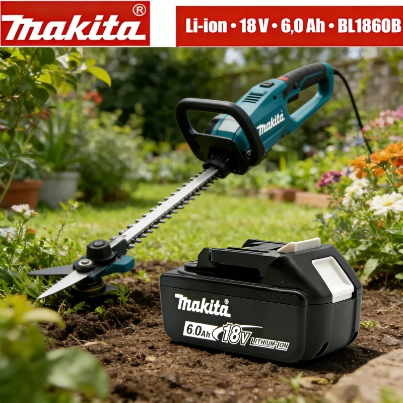 Makita Battery 18V 6.0Ah | Fast Charging | 100% Compatible, Faster Charging | Replace Makita BL1860 Power Tool Battery