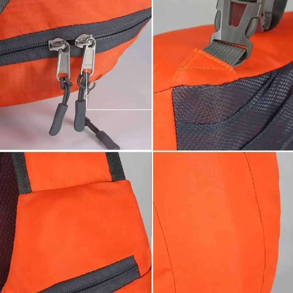 Opvouwbare Sport Messenger Bag Duurzaam Waterdicht Effen Kleur Borstpakket Buiten Wandelen Polyester Enkele Schoudertas