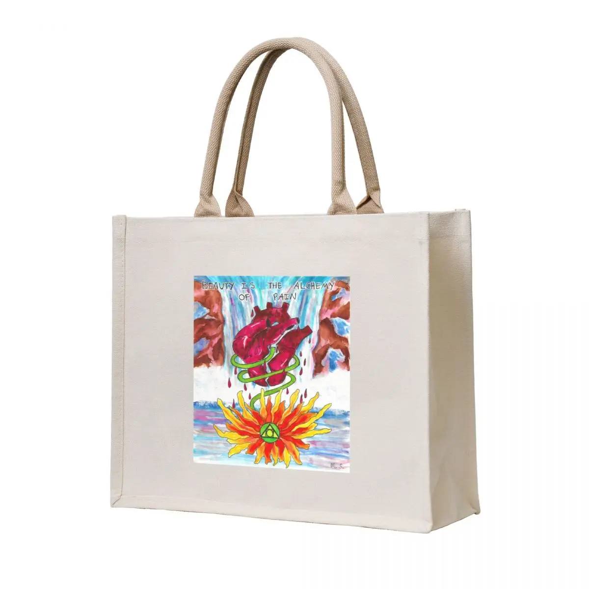 

Alchemy of Pain Tote Bag bags luxury women reusable shopping bag Beach bag
