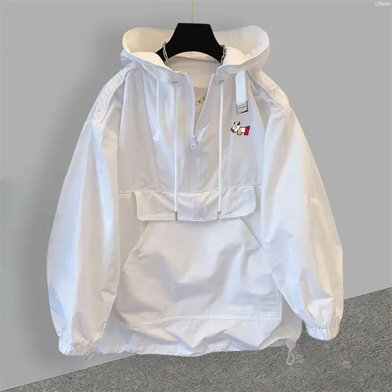 Spring Golf Wear Men 2025 New Authentic Golf Jacket Hooded Windbreaker Long Sleeves Couple Style Sports Coat Men's Golf Clothing