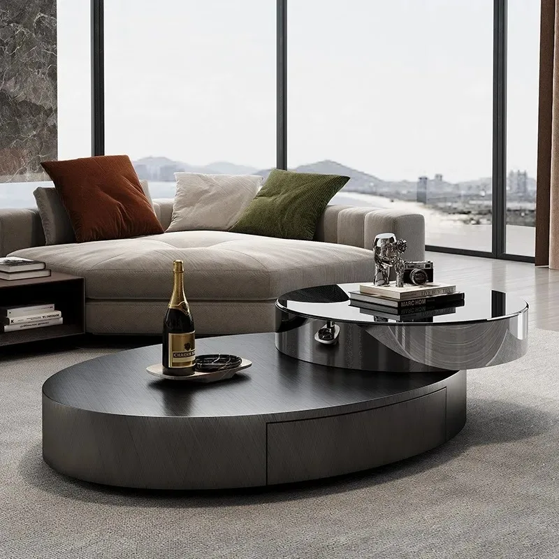 

Luxury Design Coffee Table Modern Minimalist Storage Aesthetic Coffee Table Dining Drawers Stolik Kawowy Home Accessories