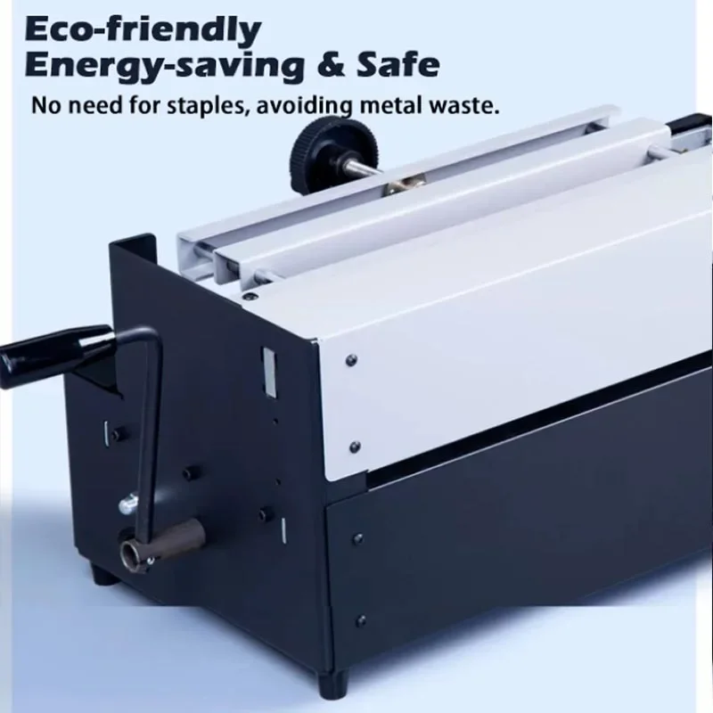 WD-40B Hot Melt Adhesive Desktop Wireless Binding Machine 220v Office Tender Cover Back File