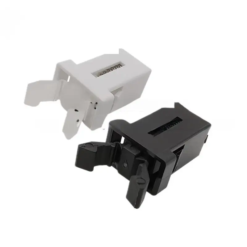 20PCS Black & White Mini Door Lock Switch PR-001 for Trash Bins, Air Conditioners, Set-Top Boxes, TVs, DVDs and Door Covers