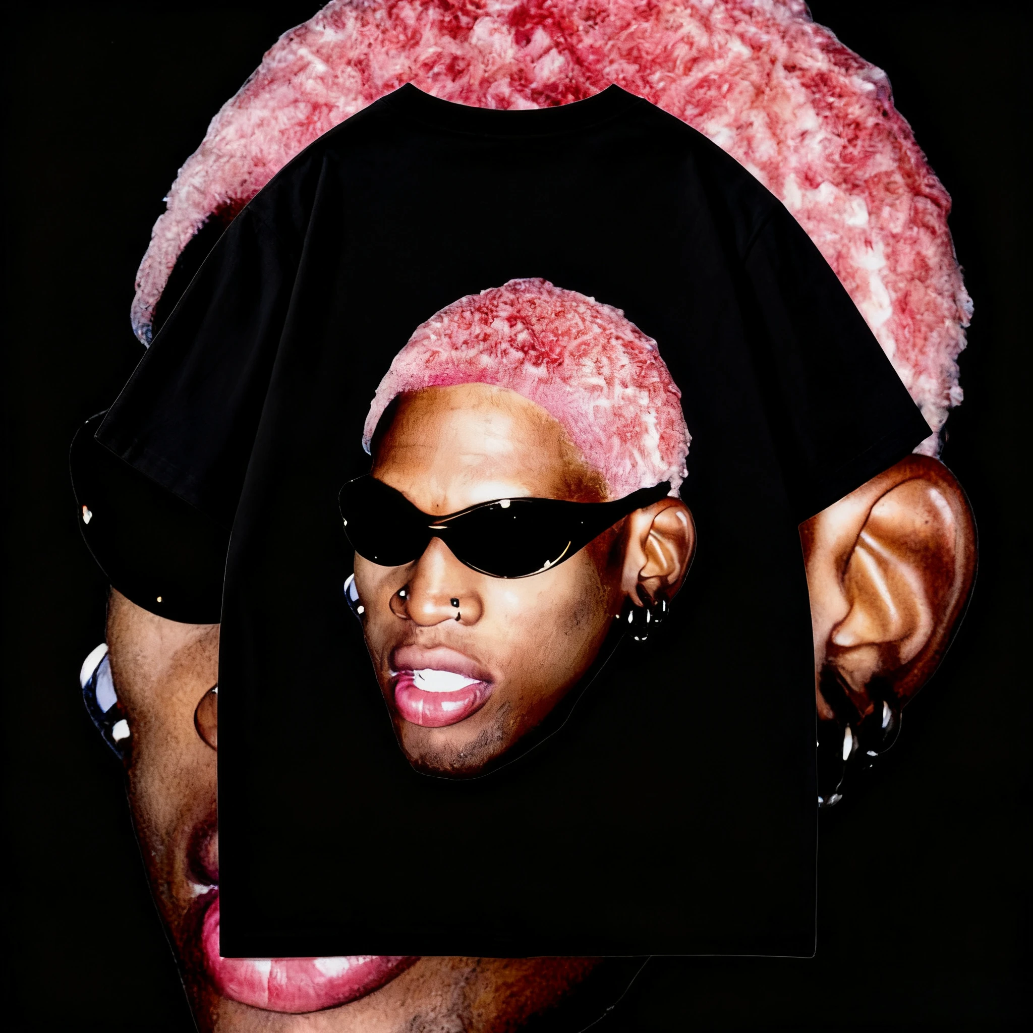 

Летние футболки с принтом Dennis Rodman 2024, для мужчин и женщин, баскетбольные рубашки с короткими рукавами, хлопковые футболки с принтом, уличная одежда