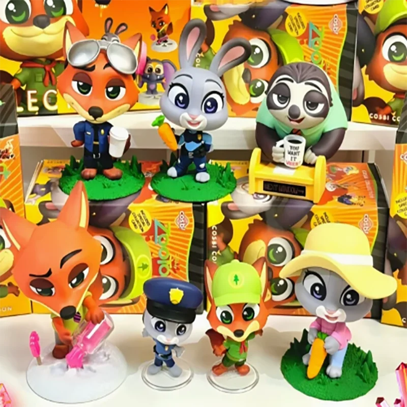 

Hot Toys Disney Zootopia COSBI Blind Box Mini Figure Collectible Doll Toy Gift Display Item Trendy Collectables