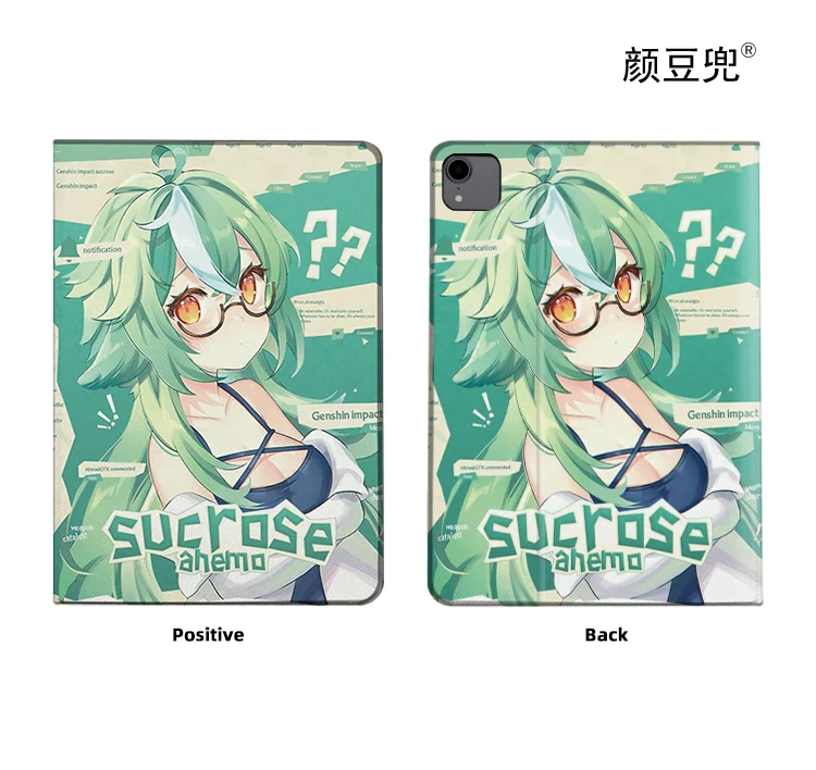 Sucrose-funda de Anime Genshin Impact para Samsung Galaxy Tab S7 FE, 11 en 2021, S6, SM-T220/T225, soporte triple, Galaxy Tab S6 Lite