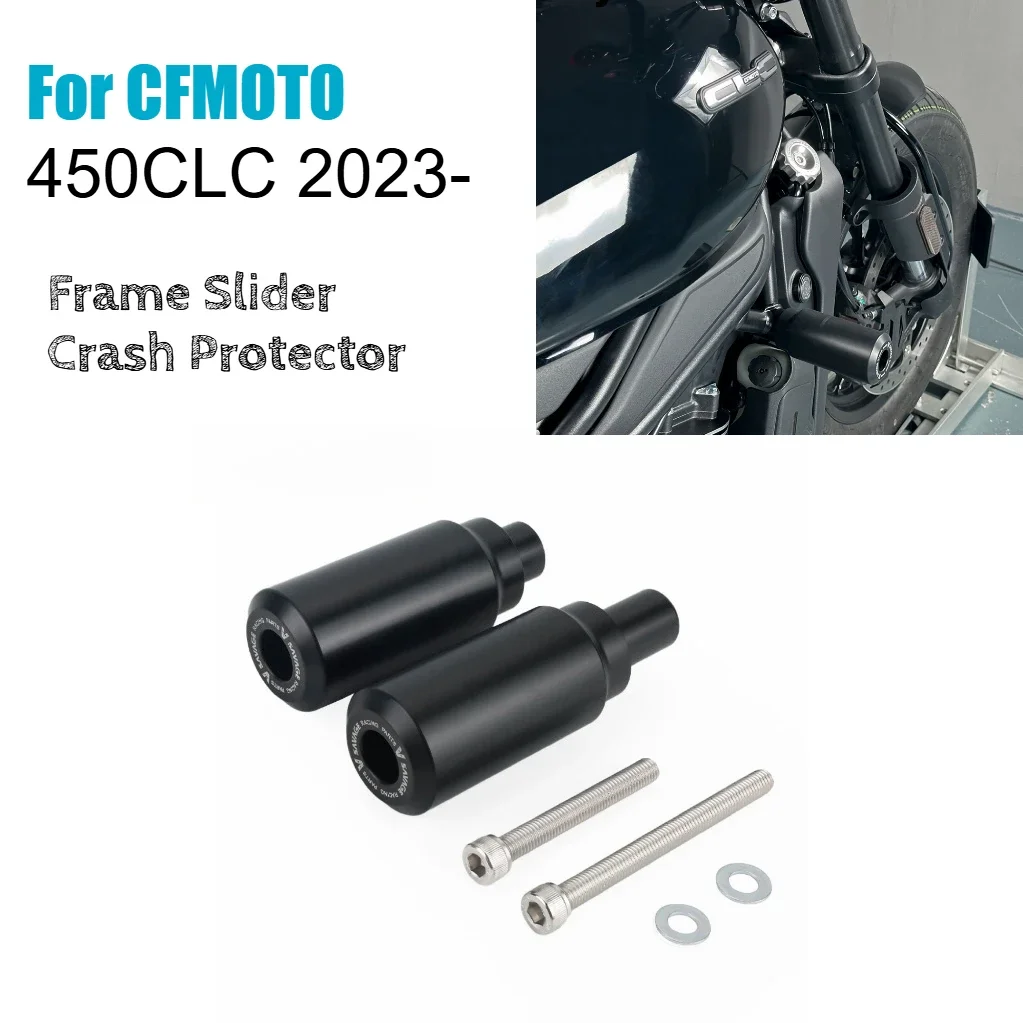 Motorcycle Frame Slider For CFMOTO 450CLC 450CL-C CLC450 CF MOTO 450 CLC CL-C 2023-2025 Crash Slider Swingarm Spool Stand Screw
