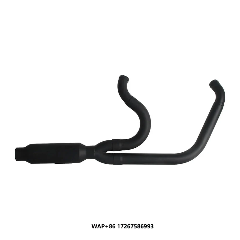 

Stainless Steel 2-into-1 Big Bore Full Exhaust System for M8 Softail Low Rider ST FXLRST FXLRS Street Bob FXBBS 2018-25