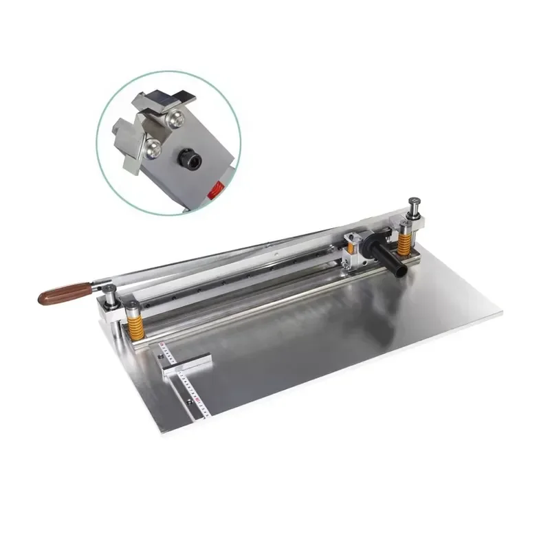 V Cut Grooving Machine Manual V Groove Cutting Machine Cardboard V Grooving Machine 25 Wood Provided Blade Manual Rotary