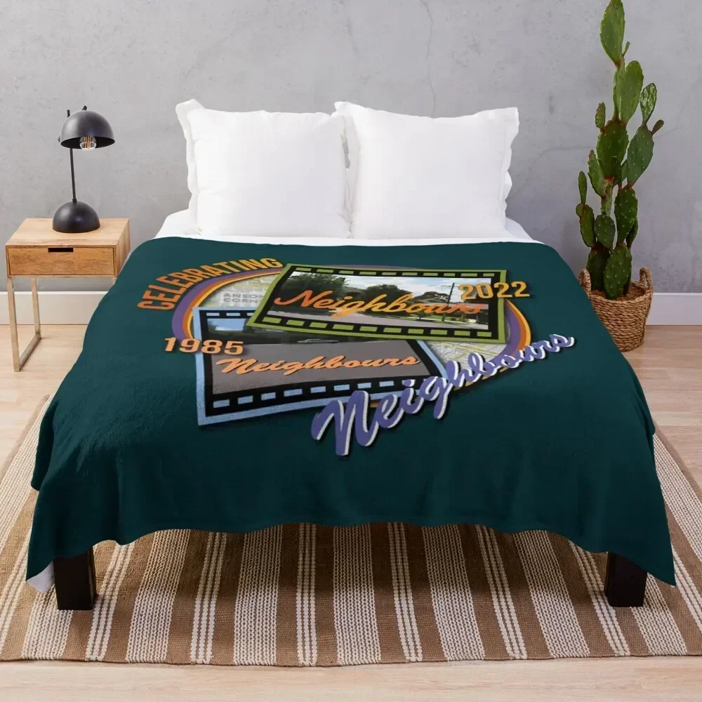 

Celebrating Neighbours Throw Blanket Versatile Cozy Throw Blanket for All Occasions