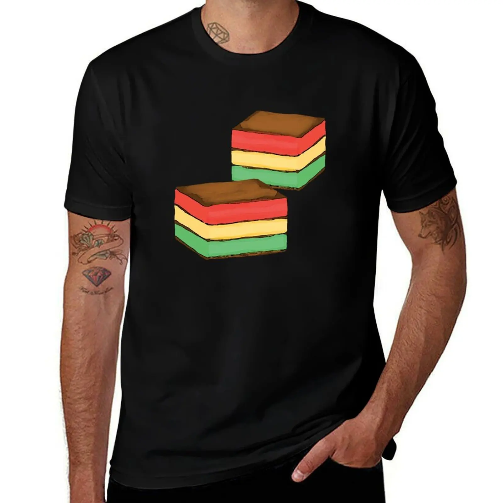 

Italian rainbow cookie - foodie T-Shirt t shirts for man pack cotton man t shirt graphic T-Shirt