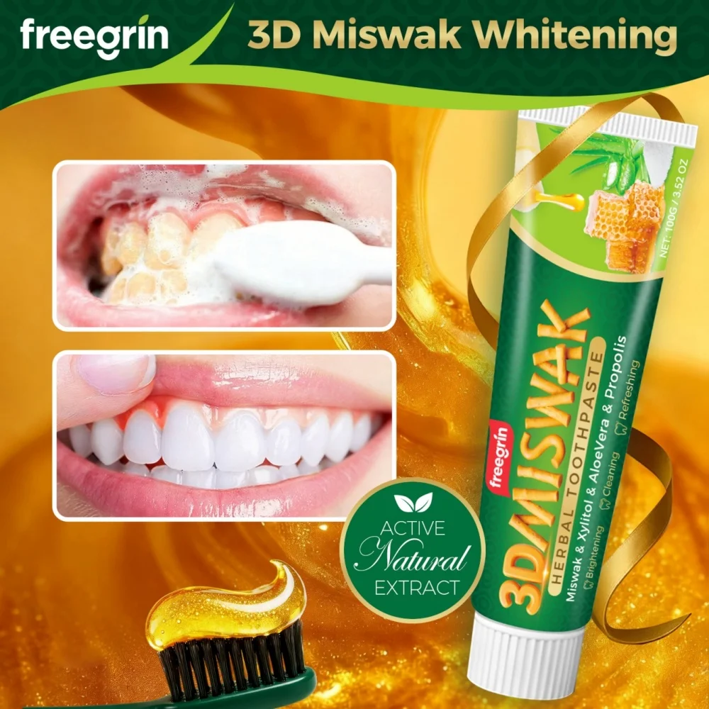 Shiny Sweet Honey Toothpaste for Oral & Gum Health Glitter Toothpaste For Dental Care Girl Toothpaste with Miswak Essence Gift