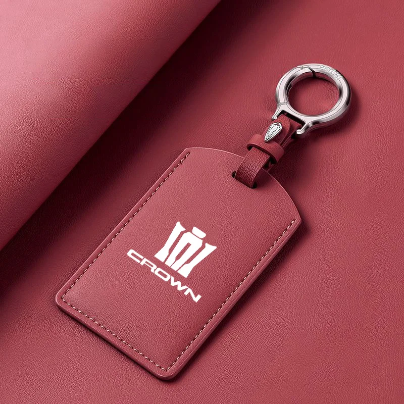 

Car Card Smart Remote Key Case Cover Bag For Toyota Crown Corolla 12/13/14 Generation Crownkluger Vellfire Keychain Accessories