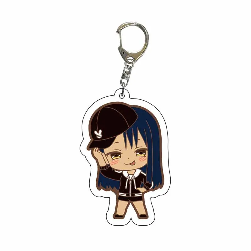 Anime IJIRANAIDE NAGATORO SAN Nagatoro Hayase Cosplay Costume Key Pendant Props Acrylic Keychain Keyring