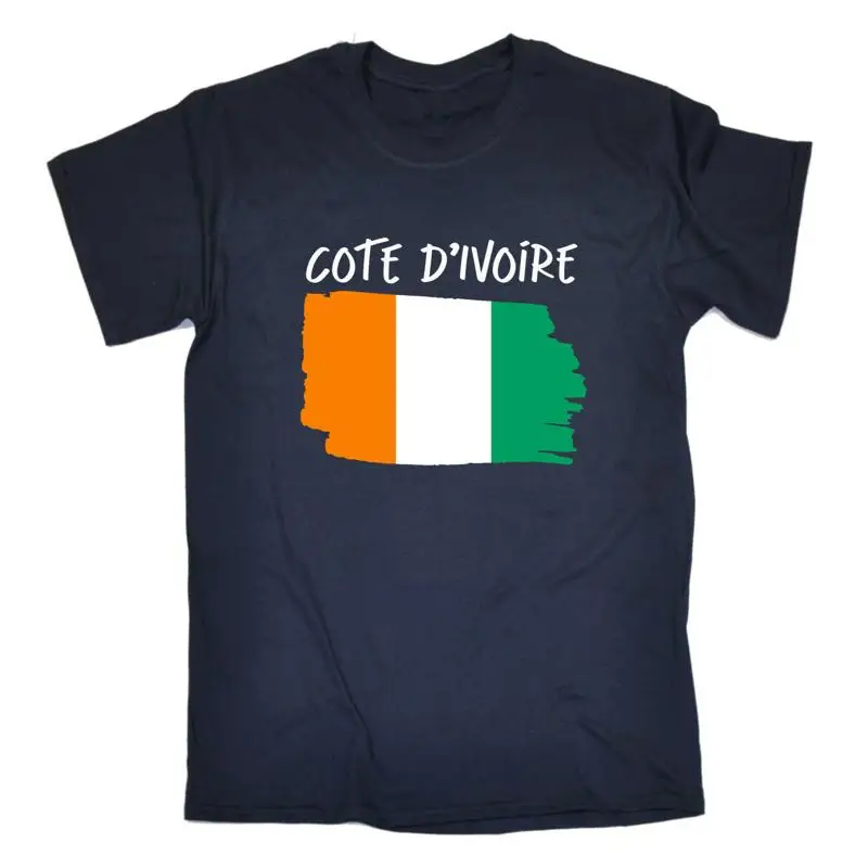 

Cote Divoire Country Flag Nationality Supporter Sports Mens T Shirt
