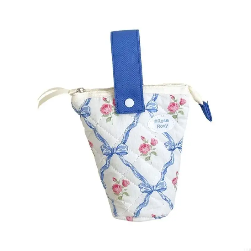 2026-new-standing-pencil-bag-bows-pencil-case-aesthetic-pen-case-school-office-supplies