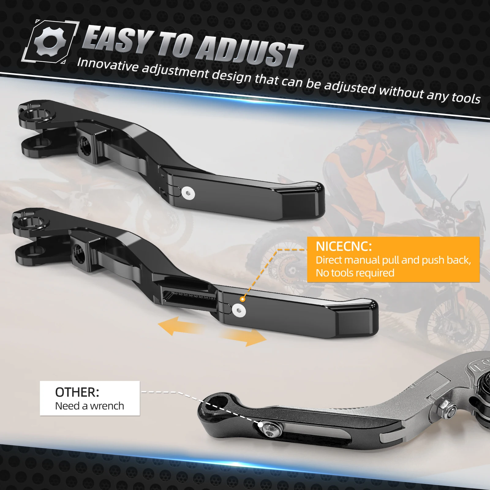 Untuk KTM 790 890 Adventure/R/Rally Tuas Kopling Rem KTM 790 Adventure 2019-2024 890 ADV R 2021-24 Husqvarna Norden 901 2022-24