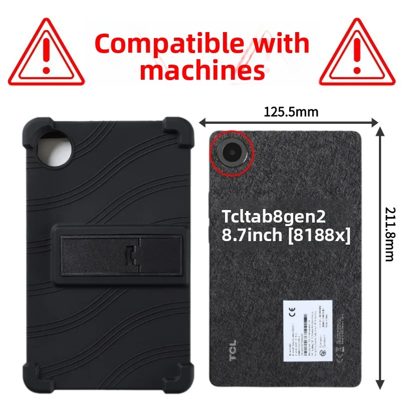 Stoßfeste TPU-Hülle für TCL Tab 8 NXTPAPER 5G 8.7 8189S, Vollständiger Schutz, Mehrere Farben – Detail 1