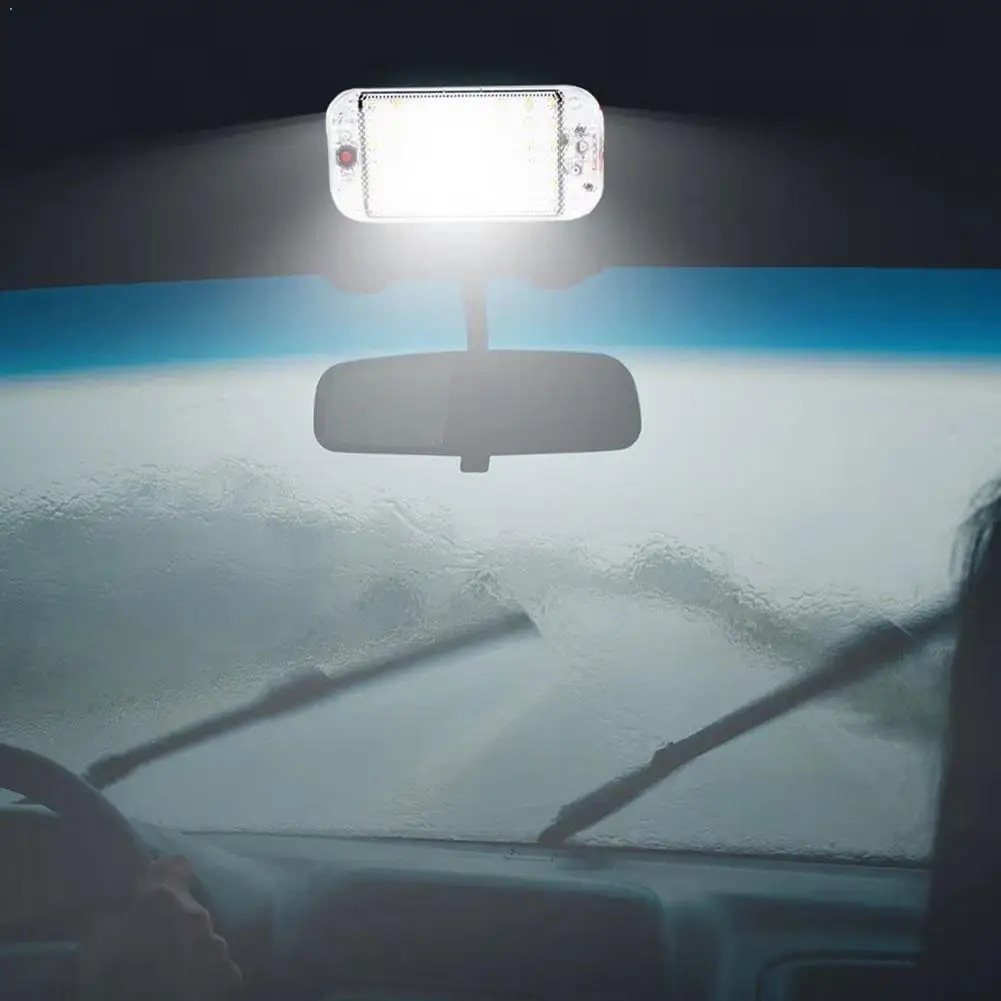 

New For Van Truck RV Boat Camper Lights Strip 48/60 LED 12v-85vPanel Light Car Interior Reading Lamp High Brightness Cabin Light