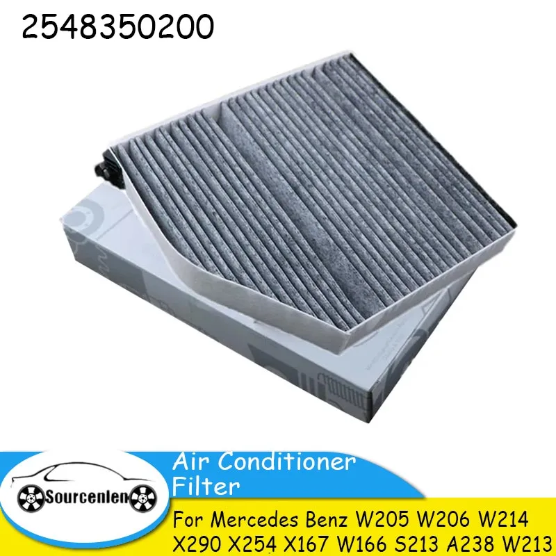 2548350200  Air Conditioner Filter for Mercedes Benz W205 W206 W214 X290 X254 X167 W166 S213 A238 W213 25483-50200 