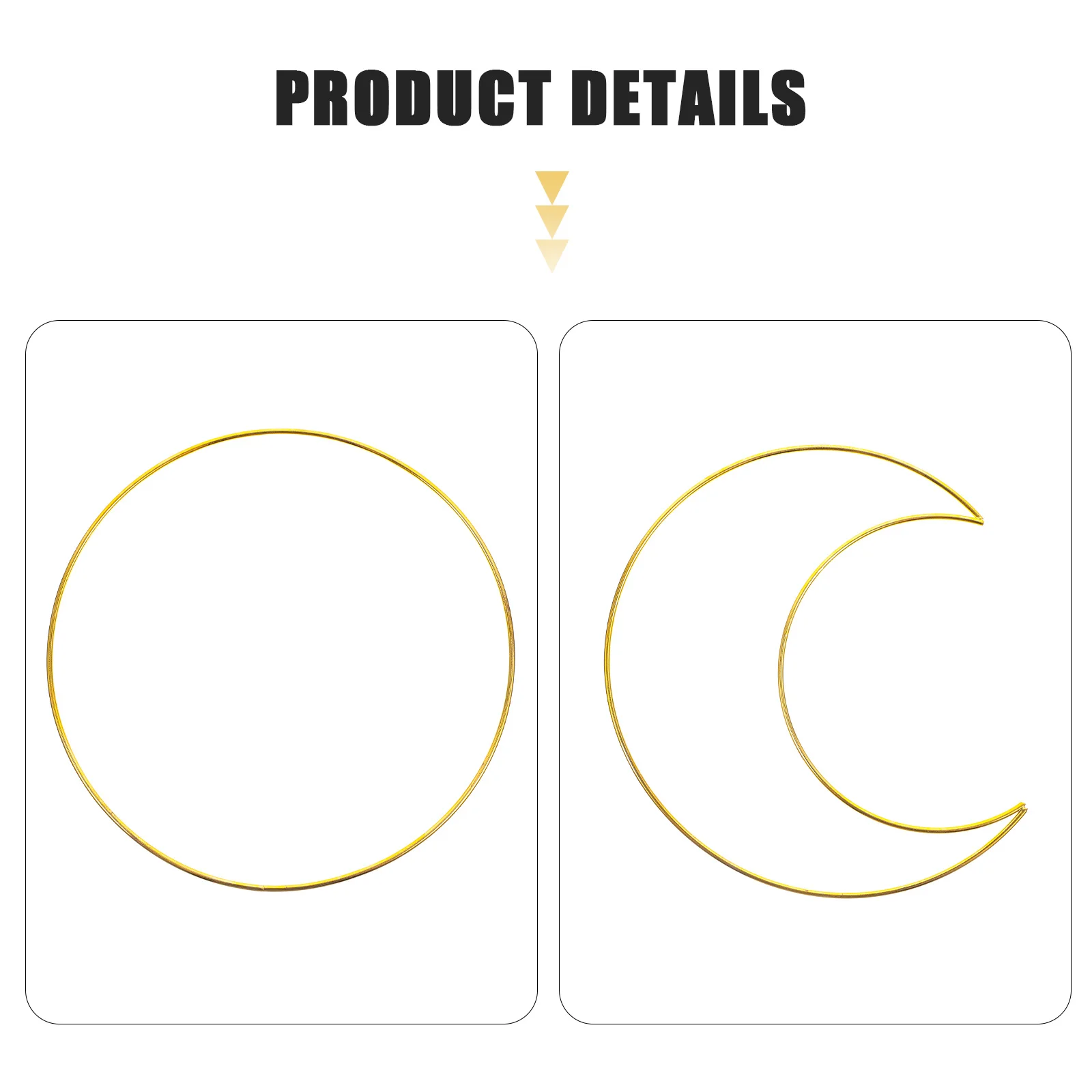 

4pcs Catcher Hoop Metal Rings Star Shape Diy Wreath Frame Craft Diy Wreath Ring Wire Ring For Wall Wedding Home Decor