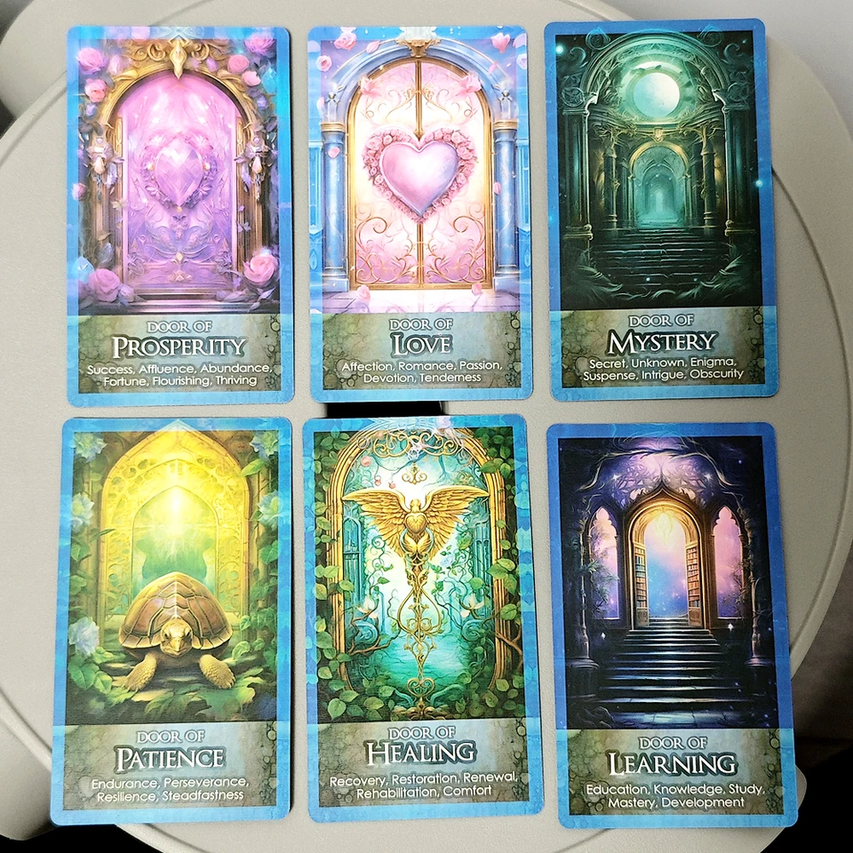 Doors of Destiny オラクルデッキ 10.3*6cm 32 カード タロット風