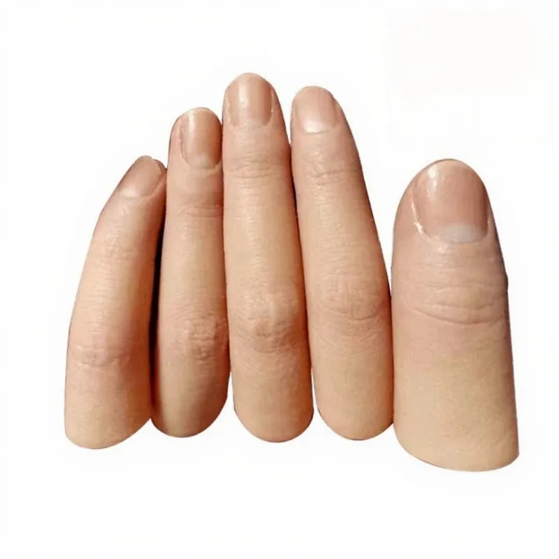 Prosthetic Finger·Silicone Artificial Finger·Realistic Skin Texture Cosmetic Limb Accessory For Hand Appearance Restoration