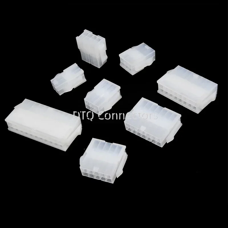 10pcs 5557/5559 female shell connector 4.2mm connector, empty female plug terminal 2p4p6p8p10p12p24p