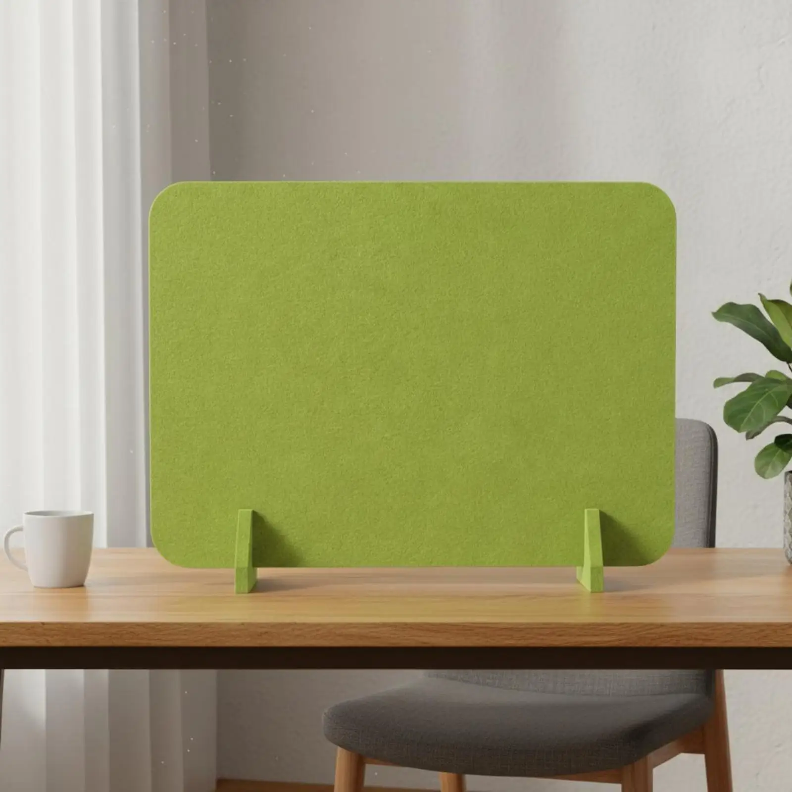 Modern Wool Felt Desk Separator Screen Privacy Panel Office Divider Folding Room Divider for Shared Desk Use