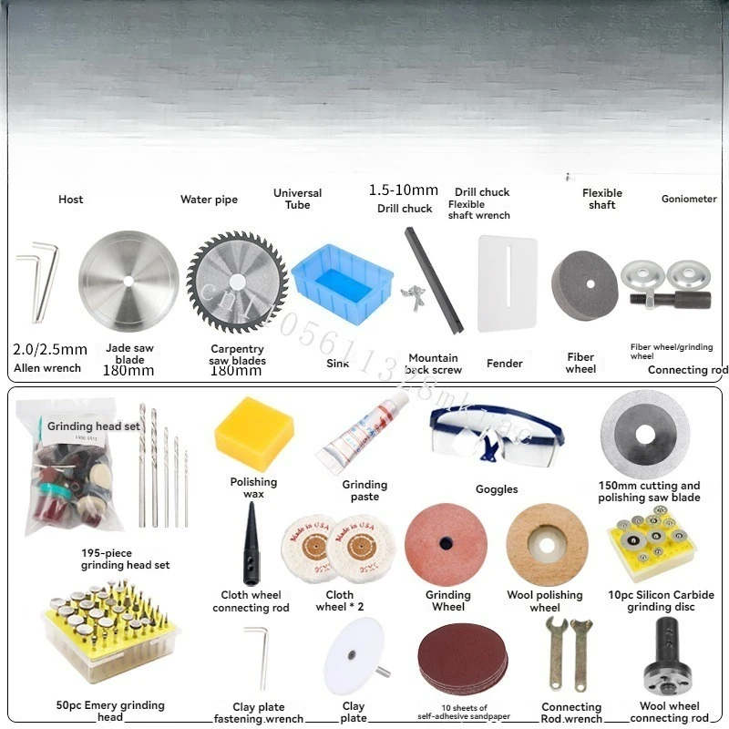 Neue multifunktionale Jade-Schleif- und Schneidemaschine