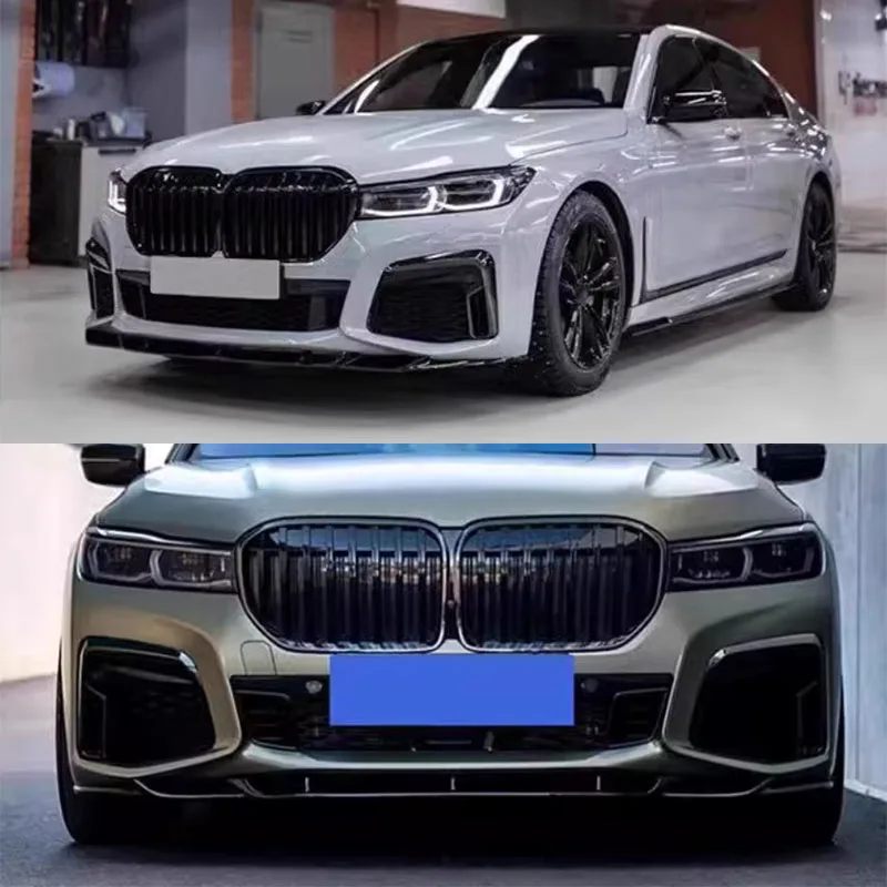 

For BMW G11 G12 M Sport 2019-2022 Car Front Bumper Lip Spoiler Splitter Diffuser BodyKit Tuning ABS Canard Lip Protector Cover