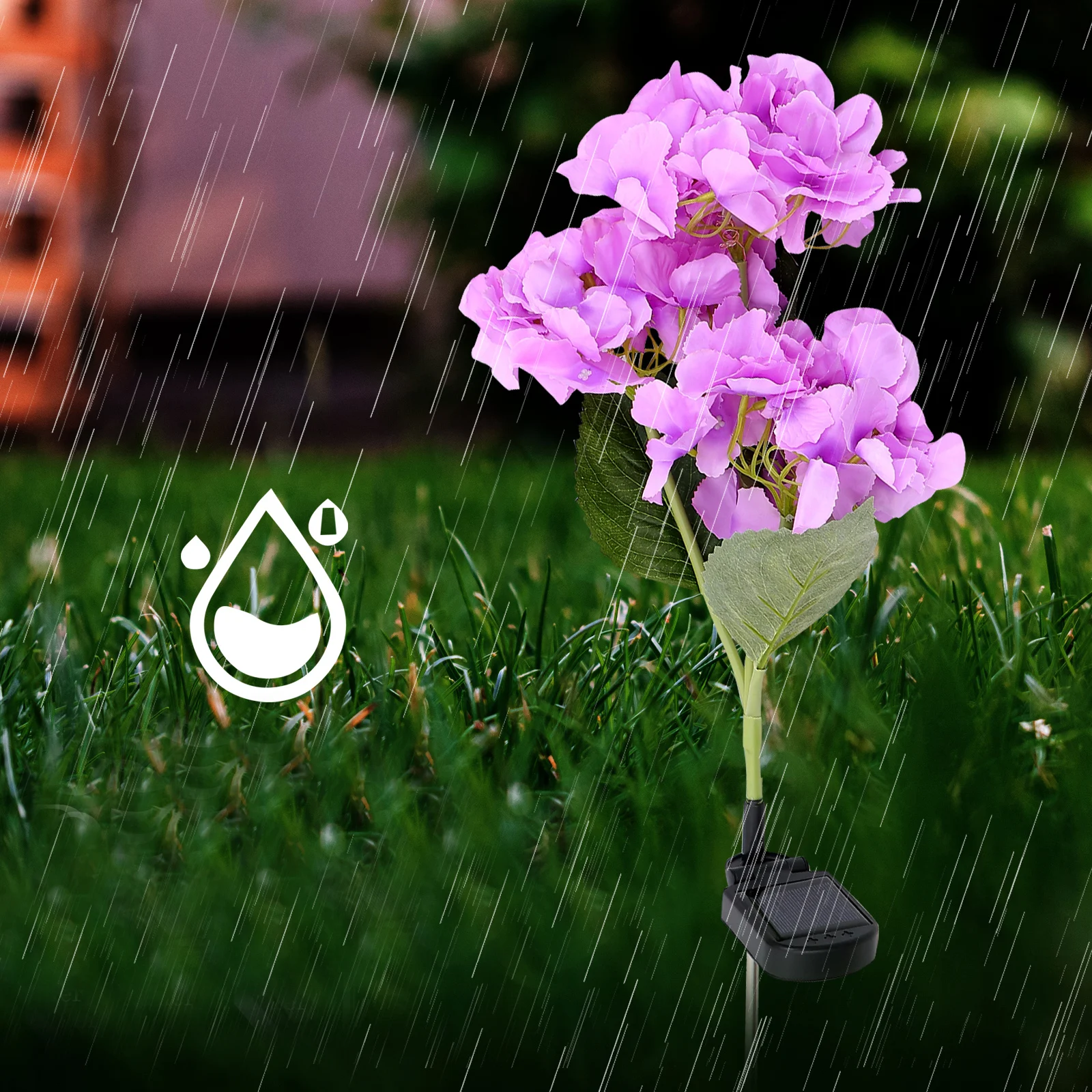 

Solar Lawn Flower Light Outdoor Solar Powered LED Ground Inserting Lamp Garden Driveway Terrace Grass Landscape