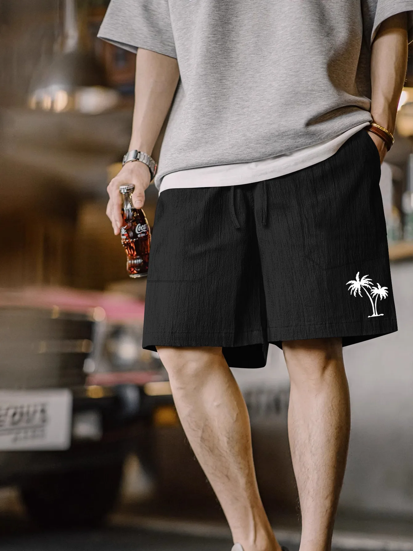 

Men's Sports Shorts Fitness Solid Color 2025 New Summer Beach Shorts Quick-drying Beach Surfing Running Training Shorts M-3XL