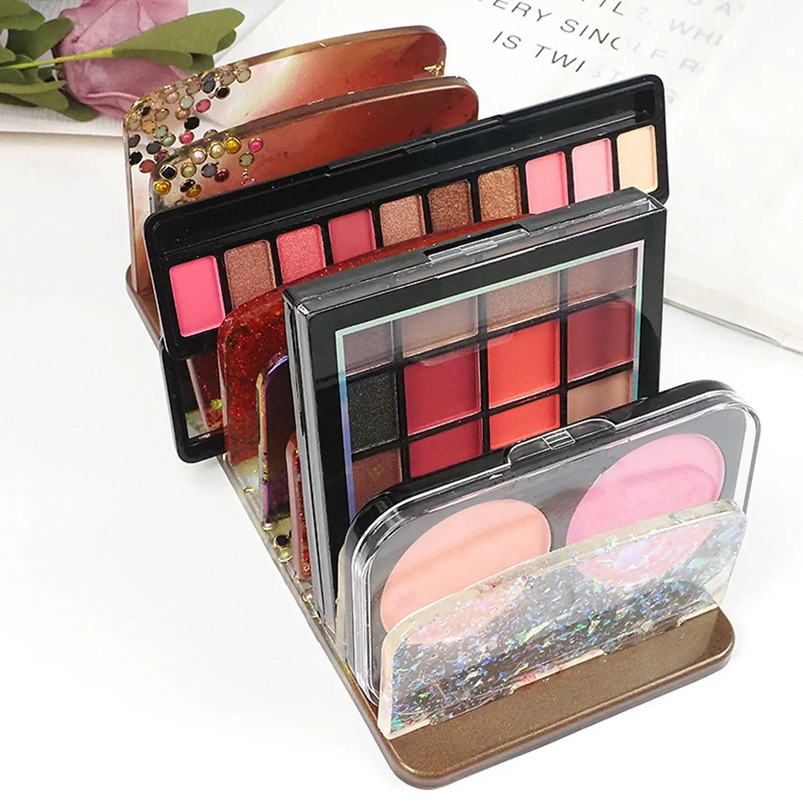 Makeup Cosmetics Silicone Epoxy Resin Jewelry Holder Tools