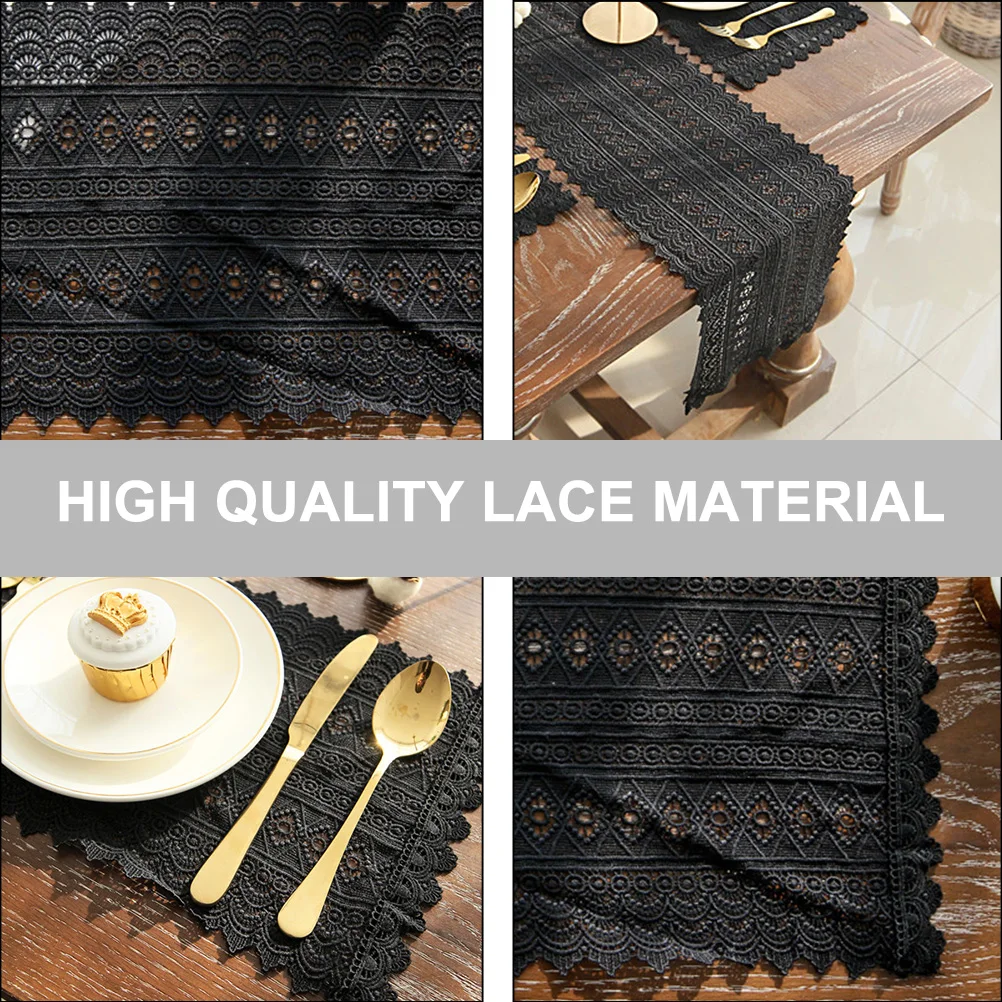 

2Pcs Table Mat Beautiful Design Decorative Effect Home Hotel Wedding Scene Layout Dining Ghee
