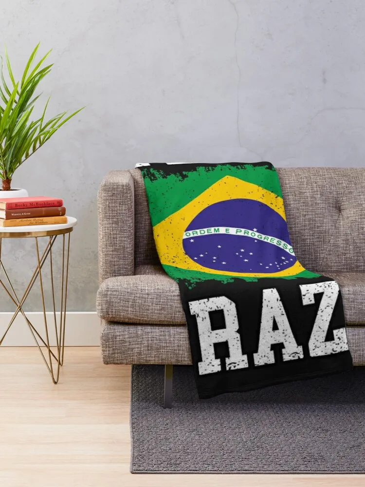 SOCCER TEAMS - BRAZIL South America Soccer team Sports and Fan for Men and Women T-shirt Throw Blanket Summer Blankets